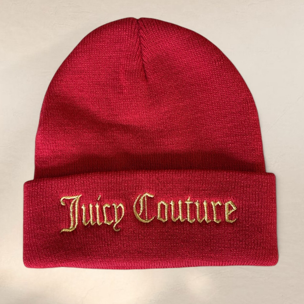 Juicy Couture red beanie